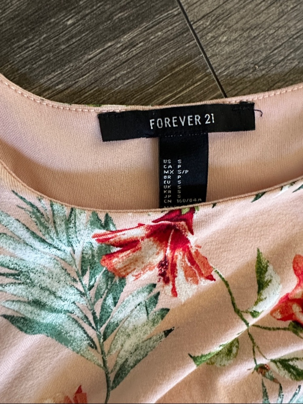 Forever 21 Pink Tropical Floral Maxi Dress - Picture 4 of 8